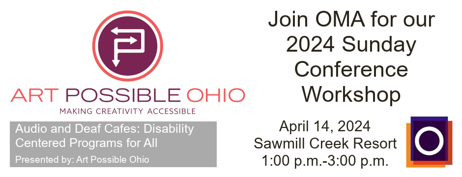 OMA 2024 Sunday Conference Workshop "Audio and Deaf Cafes: Disability Centered Programs for All"