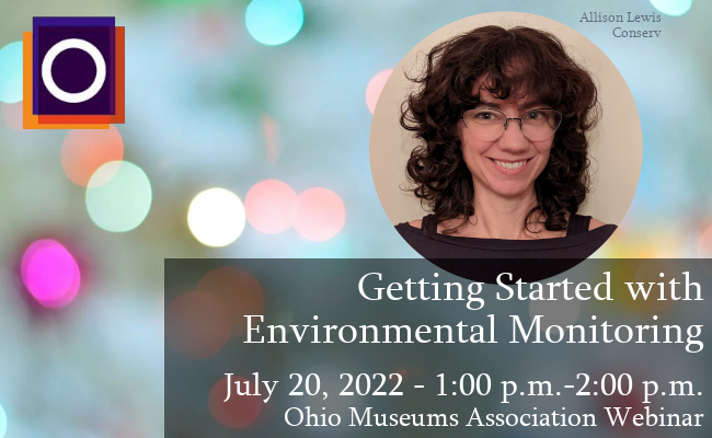 Graphic with OMA logo in corner and image of Allison Lewis with text "Getting Started with Environme